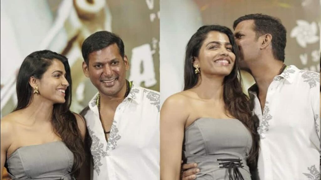 Sai Dhanshika and vishal