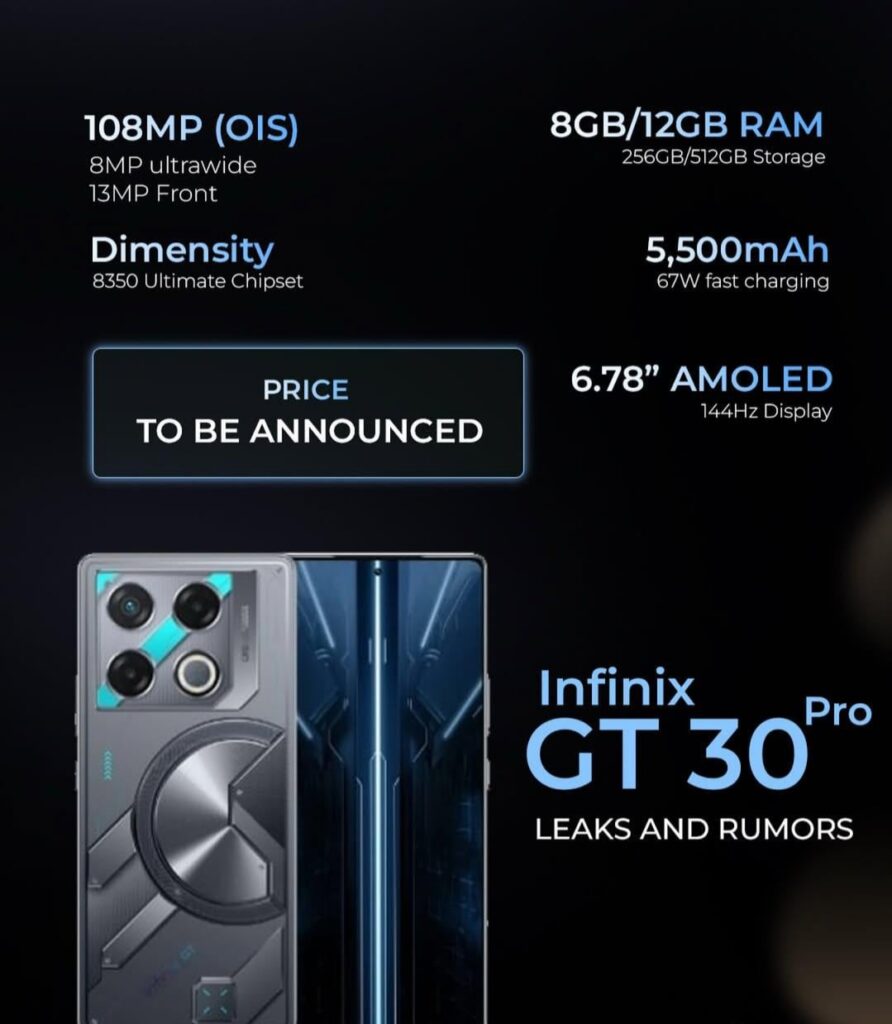 Infinix GT30 Pro